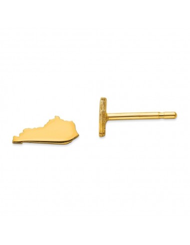 14KY KY Small State Earring les ctes