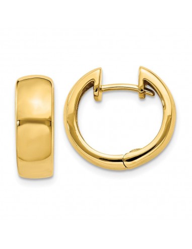 14k Hinged Hoop Earrings Fin de série