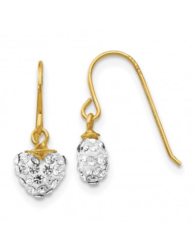 14k Crystal Heart Dangle Earrings Comment ça marche