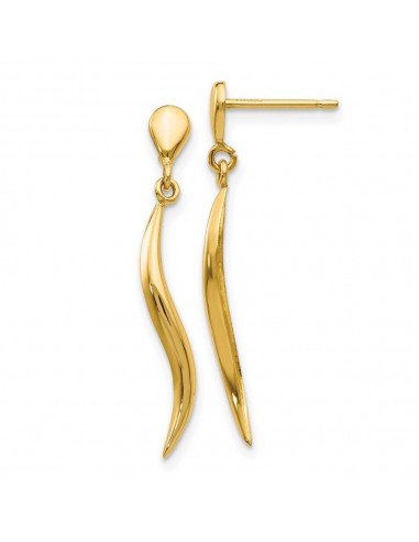 14k Polished Fancy Dangle Post Earrings Comment ça marche