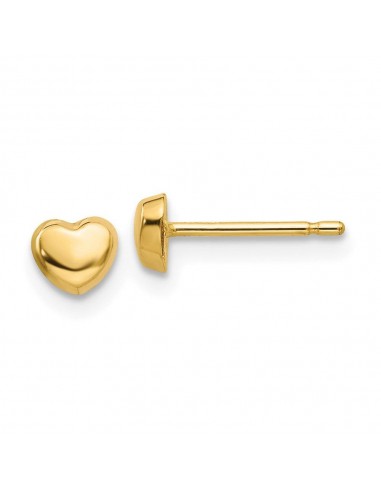 14k Polished Heart Post Earrings de technologie