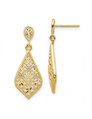 14K Fancy Dangle Post Earrings JUSQU'A -70%! 