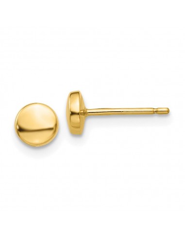 14k Polished Half Ball Post Earrings l'achat 