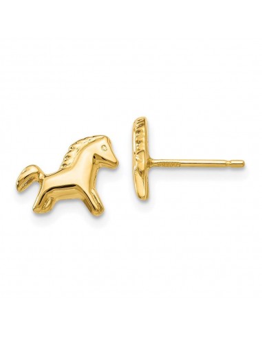 14k Pony Earrings pas cher 