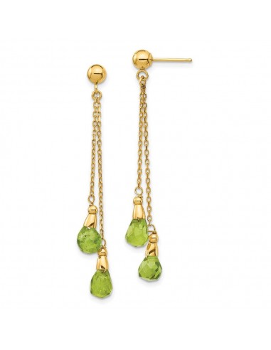 14k Peridot Dangle Earrings suggérées chez