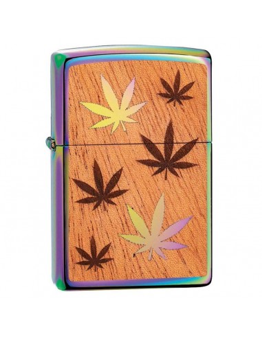 Zippo Windproof Lighter - Woodchuck USA Multi Color Leaf Design | 29903 Découvrez la collection