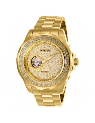 Invicta Men's Watch - Pro Diver Diamond Pave Dial Yellow Gold Bracelet | 27740 de votre