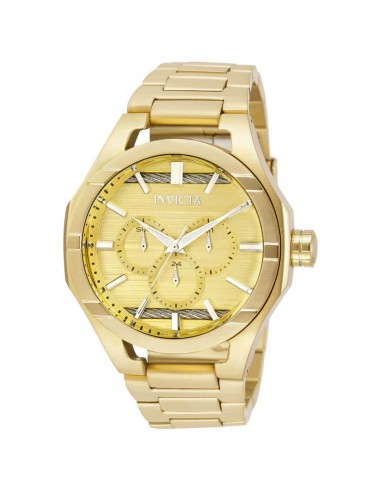 Invicta Men's Quartz Watch - Bolt Yellow Gold Plated Stainless Steel Bracelet | 31829 shop