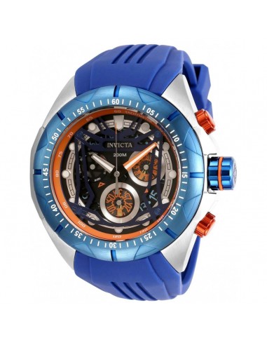 Invicta Men's Chronograph Watch - Hydromax Blue and Black Dial Rubber Strap | 32206 Toutes les collections ici