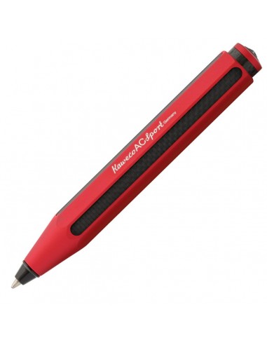 Kaweco Ballpoint Pen - AC Sport Black and Red Octagonal Pocket | 10000355 votre restaurant rapide dans 