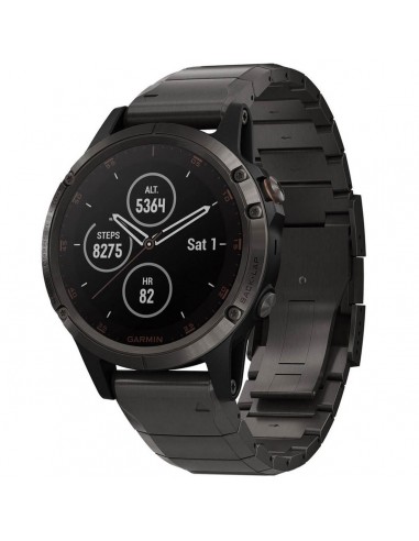 Garmin Unisex Smartwatch - fenix 5 Plus Multisport Titanium Bracelet | 010-01988-02 Comment ça marche