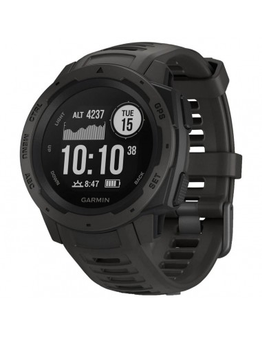 Garmin Unisex Watch - Instinct Multi Sensor Black Silicone Strap | 010-02064-00 les ligaments