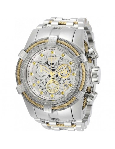 Invicta Men's Chronograph Watch - Reserve Bolt Zeus Silver Bracelet Diamond | 30066 Les magasins à Paris