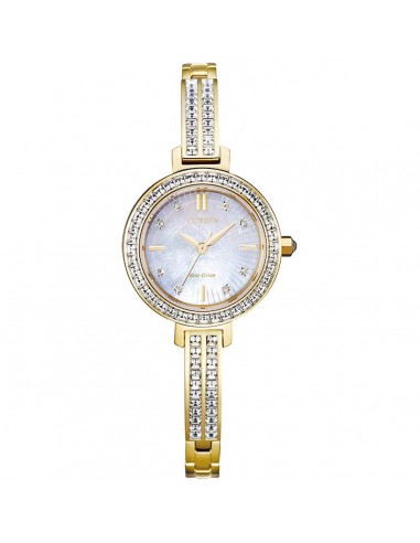 Citizen Women's Watch - Silhouette Crystal Yellow Gold Bracelet | EM0862-56D meilleur choix