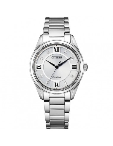 Citizen Women's Eco Drive Watch - Fiore Silver Bracelet Diamond | EM0870-58A la chaussure