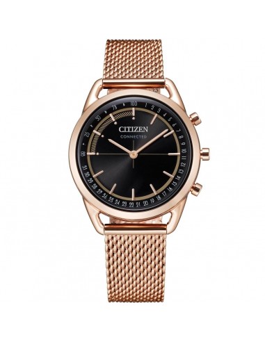 Citizen Women's Smartwatch - Hybrid Black Dial Rose Gold Bracelet | HX0003-51E Comparez plus de prix