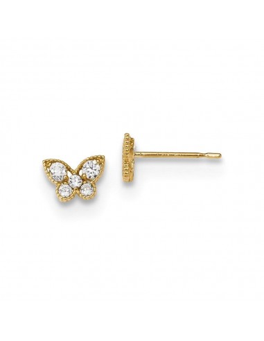 Madi K Kid's 14k   CZ Butterfly Post Earrings prix