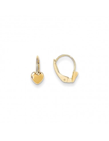 Madi K Kid's 14k  Heart Leverback Earrings livraison gratuite