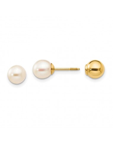 Madi K Kid's 14k  Reversible FW Cultured Pearl & Bead Earrings suggérées chez