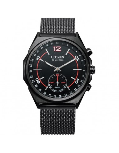 Citizen Men's Bracelet Watch - Connected Black Dial Stainless Steel Mesh | CX0005-78E pour bénéficier 