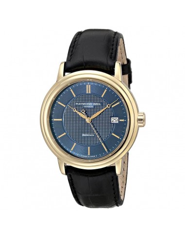 Raymond Weil Men's Automatic Watch - Maestro Blue Dial Black Strap | 2837-PC-50001 Comparez plus de prix