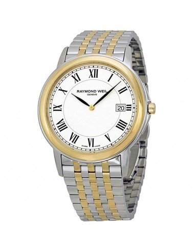 Raymond Weil Men's Watch Tradition Quartz White Dial Bracelet 5466-STP-00300 en linge