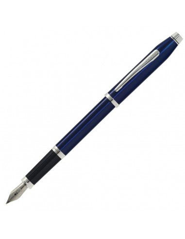 Cross Fountain Pen - Century II Blue Lacquer, Fine | AT0086-103FS le concept de la Pate a emporter 