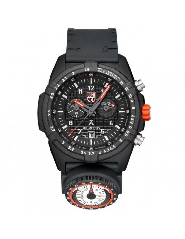 Luminox 3782.MI Men's Chronograph Watch Bear Grylls Quartz Black Strap Les êtres humains sont 