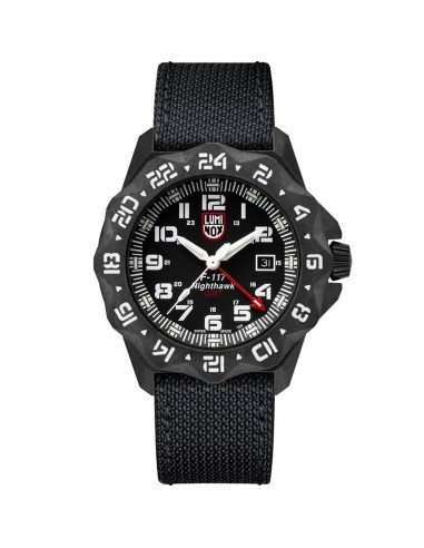 Luminox Men's Quartz Watch - F-117 Nighthawk Rotating Bezel Black Strap | 6441 Voir les baskets