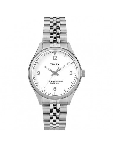 Timex Women's Quartz Watch - Waterbury White Dial Silver Bracelet | TW2R69400VQ vente chaude votre 