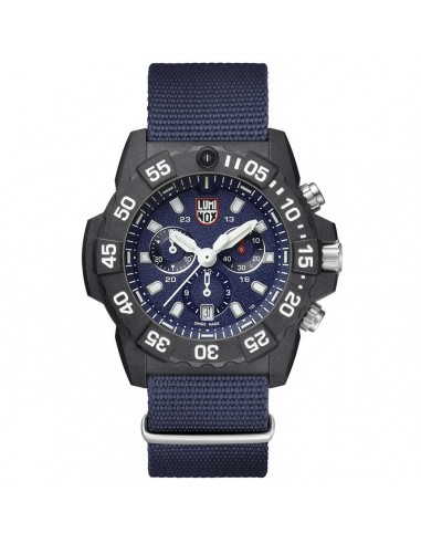 Luminox Men's Quartz Watch - Navy Seal Chronograph Blue Dial Nylon Strap | 3583.ND de la marque