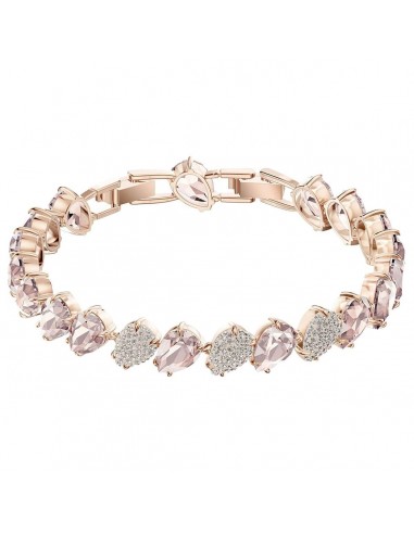 Swarovski Women's Bangle Bracelet - Pink Crystal Rose Gold Plated | 5451087 Le MVP de beaucoup