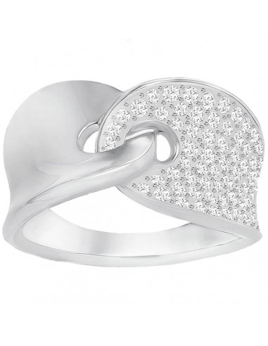 Swarovski Women's Ring - Guardian Rhodium Plated Crystal Pavé | 5295001 Comparez et commandez 