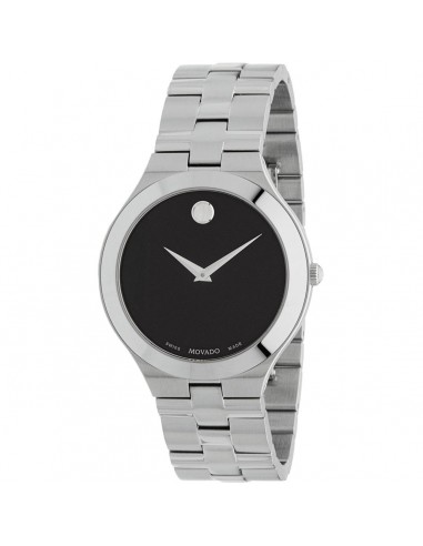 Movado Men's Quartz Watch - Juro Black Dial Stainless Steel Bracelet | 0607442 suggérées chez