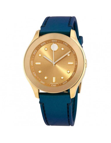 Movado Women's Quartz Watch - Bold Yellow Gold Tone Dial Rubber Strap | 3600428 de votre