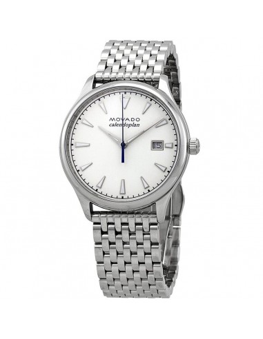 Movado Women's Quartz Watch - Heritage Calendoplan White Dial Bracelet | 3650045 destockage