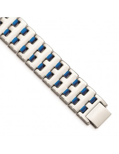 Stainless Steel Blue IP-plated Bracelet votre