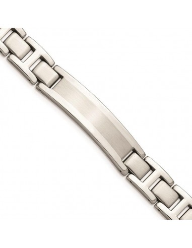 Stainless Steel Brushed and Polished 8.25 ID Link Bracelet de votre