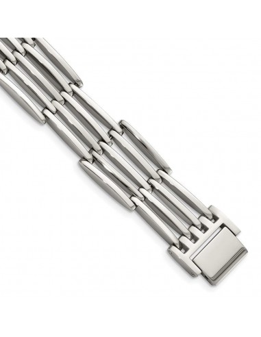 Stainless Steel Polished 8.5in Bracelet du meilleur 