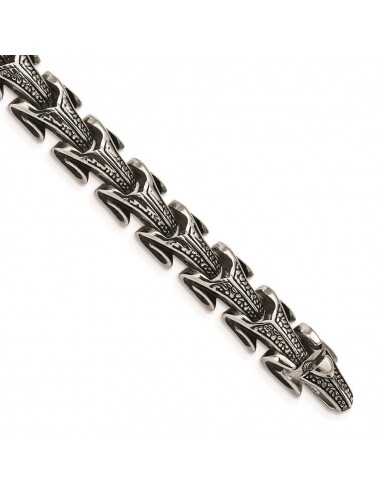 Stainless Steel Antiqued Bracelet offre 