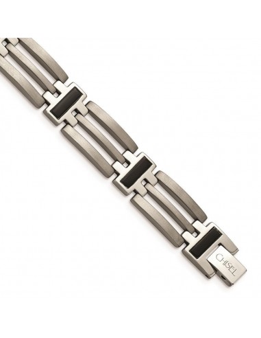 Titanium IP-plated 8.5in Bracelet en ligne