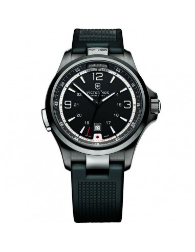 Victorinox Swiss Army Men's Quartz Watch - Night Vision Black Dial Strap | 241596 outlet