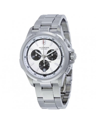 Victorinox Swiss Army Men's Chronograph Watch - Night Vision Silver Bracelet | 241728 50% de réduction en Octobre 2024