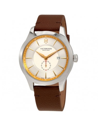 Victorinox Swiss Army Men's Quartz Watch - Alliance Silver Dial Leather Strap | 241767 s'inspire de l'anatomie humaine