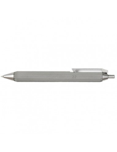 22Studio Ballpoint Pen - Contour Grey Concrete Barrel Retractable | CBP01000 de France