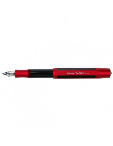 Kaweco Fountain Pen - AC Sport Black and Red Medium Nib | 10000358 50-70% off 