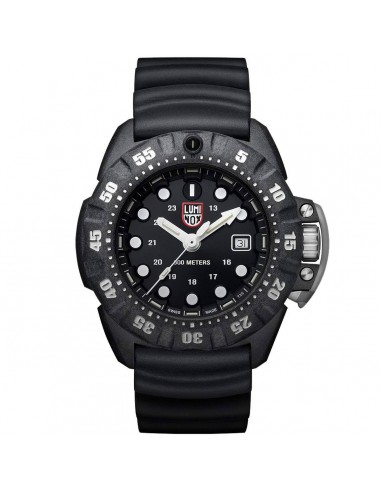 Luminox Men's Watch - Scott Cassell Deep Dive Swiss Quartz Black Rubber Strap | 1551 prix