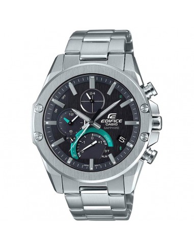 Casio Men's Quartz Watch - Edifice Silver Bracelet Black Dial Analog | EQB1000D-1A 2 - 3 jours ouvrés.