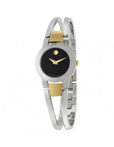 Movado Women's Watch - Amorosa Two Tone Stainless Steel Bracelet Black Dial | 0606893 suggérées chez