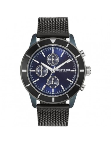 Kenneth Cole Men's Chronograph Watch - Dress Sport Black Steel Bracelet | KC50573001 Le MVP de beaucoup